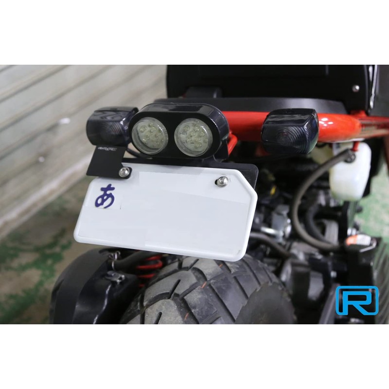 RinParts 1112782 Self-Damage Sticker Plate Type 2 Red