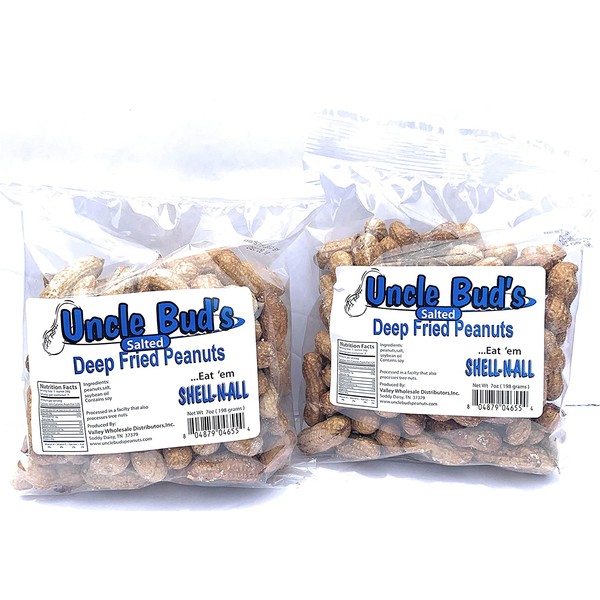 Deep Fried Peanuts | Eat 'Em Shell-n-all | 7 oz.
