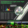 LuminPacific LED Aquarium Light with Remote, IP67 Waterproof Freshwater Planted