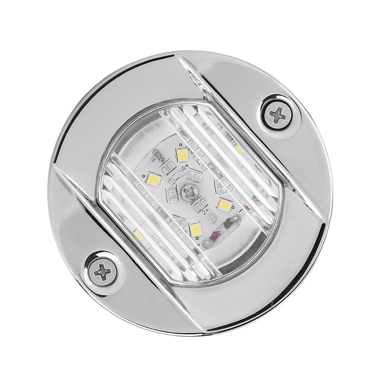 EVGATSAUTO Marine Boat LED Navigation Light, 12V White Stainless Steel