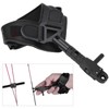 Wrist Strap Bow Release Aid Adujustable PU Outdoor Hunting Arrow