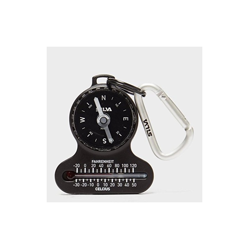 Silva Pocket Compass Thermometer Gadget, Adults Unisex, Clear, TU
