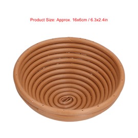 Bread, Washable Fermentation Basket Innovative Shape Proofing Tive 20 Cm Banneton Baking For Kitchen Home BakeryBeige Round 20x8cm Baskets For Bakery 8CM Beige Round (Yellow