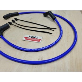 Ton's 8mm Ignition Spark Plug Wires EFI Harley H-D FLT FLHT FLHR FLTR 09-15 Blue