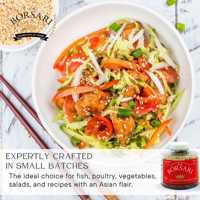 Borsari Orange Ginger Seasoned Salt - Gourmet Salt For Cooking