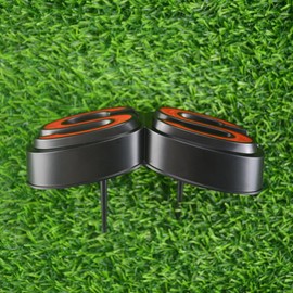 1Pc 1970 Chevy Chevelle El Camino Super Sports SS Front Grille Emblem with Retainers Replacement for SS (Black Red)