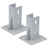 OTTFF 2 Pack Floor Mount Post Base for T Slot