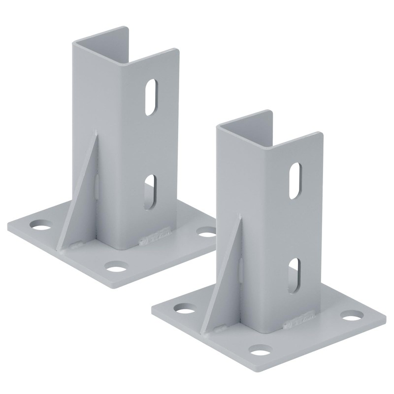 OTTFF 2 Pack Floor Mount Post Base for T Slot