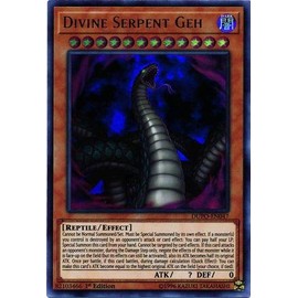 Yu-Gi-Oh! - Divine Serpent GEH - DUPO-EN047 - Ultra Rare - 1st Edition - Duel Power
