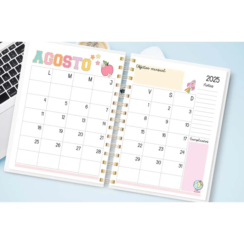 Agenda Escolar Maestra Groovy 25-26 Fechada