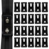 BLCCLOY 20Pcs Black 10 Series Extrusion Brackets 1" x 1"