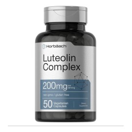 Luteolina 200mg Salud Cerebral E Inmunológica (50) Americano Sabor Sin Sabor