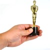 Rhode Island Novelty 6 inch Plastic Gold Movie Award Statue,