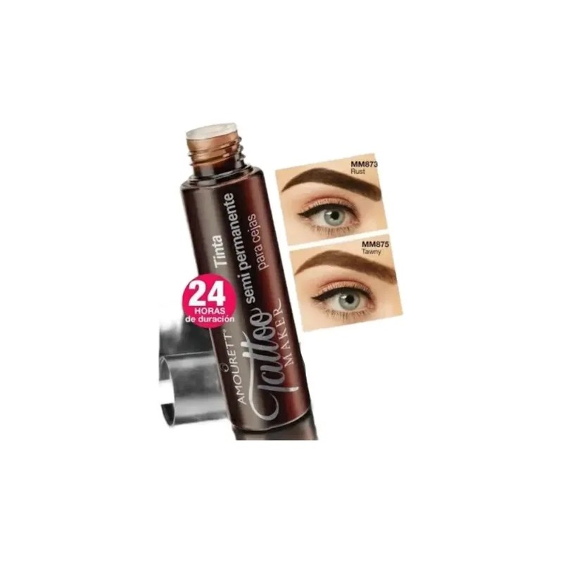 Tinta Semipermanente Cejas Tatto Larga Duración Peel Off 24h