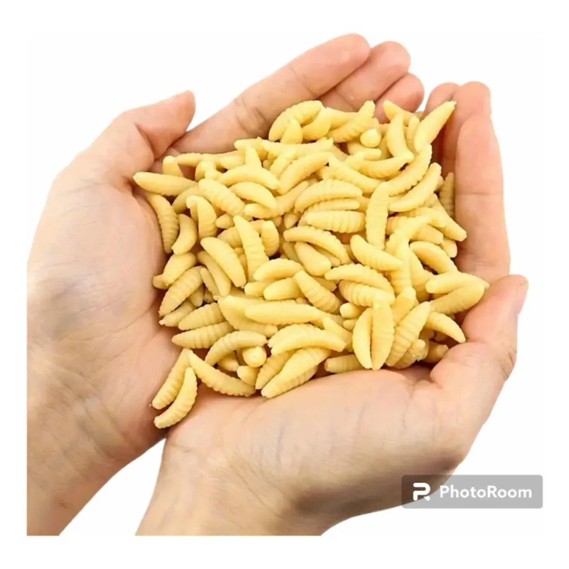 50 Pc Señuelo Gusano Sin Anzuelo Efectivo 2cm
