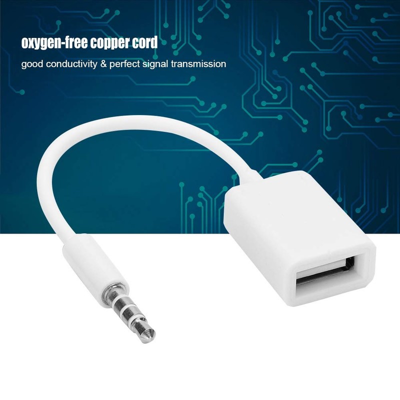 GOWENIC USB to 3.5mm Audio Adapter, USB Female to 3.5mm