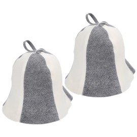 MAGICLULU 2Pcs Ukraine Sauna Hat Sauna Vaporarium Hat Wool Felt Sauna Hat for Women Men