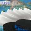 PurifyLogix Replacement Canister Filter Pads Compatible with AMOSIJOY 172/225/265GPH, 6