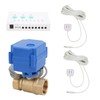 Alarm Sensor Single Brass Ball Valve DualWay Water Leaking Detection