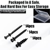 laffeya Bear Claw Picture Hangers, Multi-Purpose Double-Headed Screws