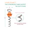 Intellileash Dog Tie Out