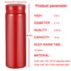 Small Thermos Flasks Stainless Steel - Cute Water Bottle, Vacuum