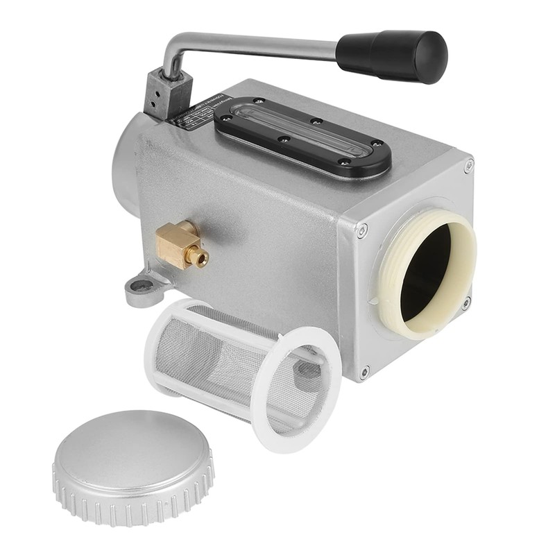 AUNMAS Manual Lubrication Pump 500CC with Dual Outlet, CNC Machine