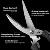 Frafuo Heavy Duty Kitchen Chicken Shears With Anti-Slip Handle &