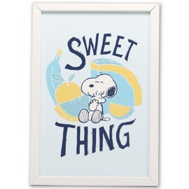 Peanuts Snoopy and Woodstock Sweet Thing Framed Wood Wall Decor - Adorable Snoopy Wall Art for Kids' Bedroom or Nursery