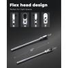 toolant 3/8" Drive Flex Head Ratchet Wrenches, 90 Tooth Compact