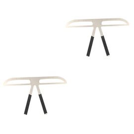 FOMIYES 2pcs Eyebrow Drawing Tool Eyebrow Ruler Stencil Kit Makeup Stencil Grooming Kit for and Professionals