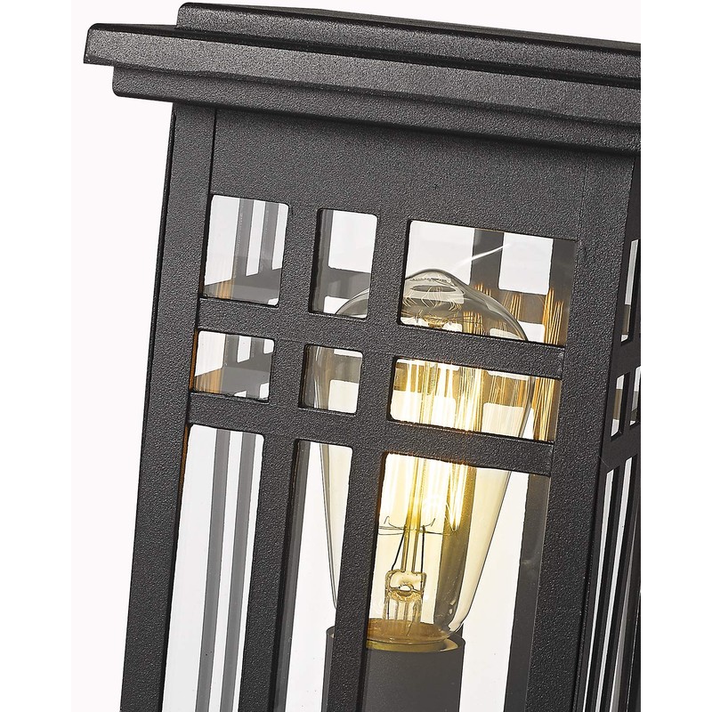 zeyu Exterior Post Light, Outdoor Pole Lantern Pillar Light Fixture