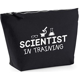 Hippowarehouse Scientist in training printed make up cosmetic wash bag 18x19x9cm