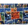 Skylanders Characters Fleece Fabric/Sold by The Yard / 58" Wide/Anti