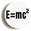 Ozorath e=mc2 RELATIVITY EQUATION EINSTEIN BADGE BUTTON PIN (Size is