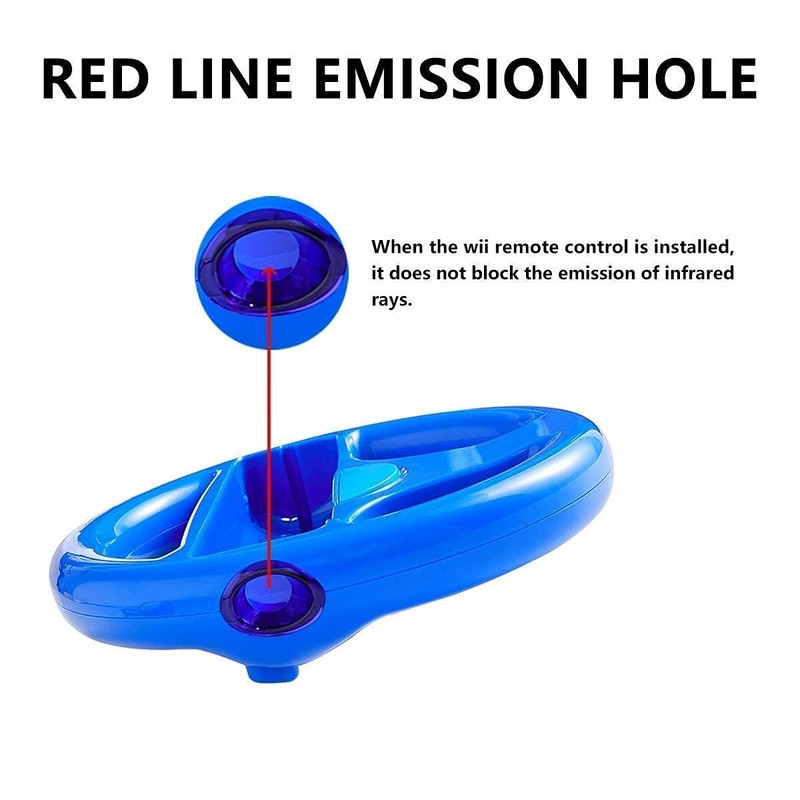 DOYO 2 Pack Steering Wheel Wii Controller Design Stand Mario