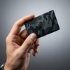 Pack of 4 Black camo Credit Card Stickers, Suitable for