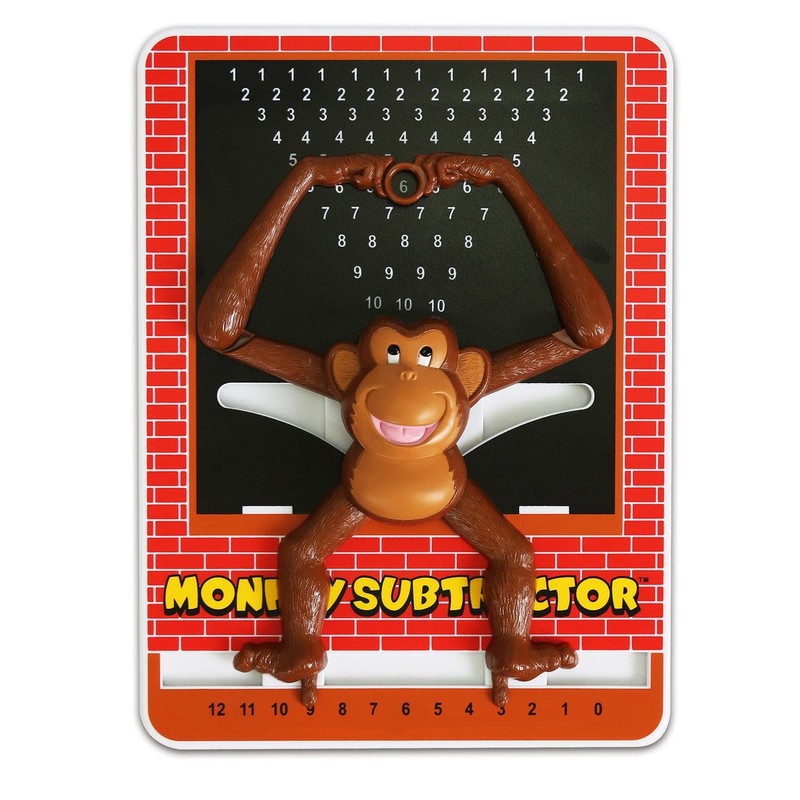 POPULAR PLAYTHINGS Monkey Subtraction Calculator, Math Learning Toy for Children