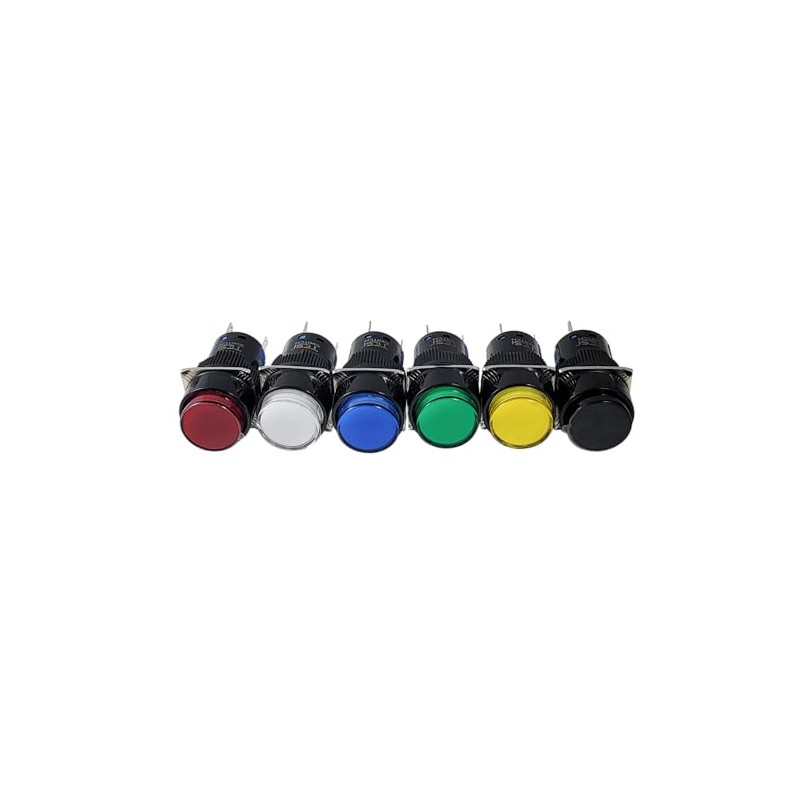 Tesi Switch NELLI II 16mm LED Push Button Guitar Kill