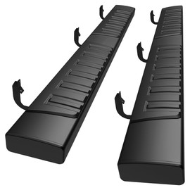 SYNTHACY 6 Inches Running Boards & Steps Compatible with 2004-2024 Nissan Titan & 2016-2024 Nissan Titan XD Crew Cab (4 Full Size Doors), A Pair Running Boards for Nissan Crew cab, Step Bars