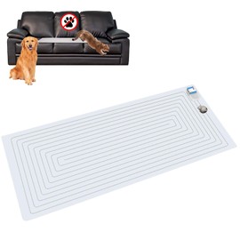 SEERWAY 2 Rechargeable Pet Shock Mats Same Size, Cat Repellent Pad, Cat Deterrent Mat, Electric Training Mat Keeps Dogs and Cats Off Sofa, Couch, Bed and Countertop (60"x12"+30"x16")