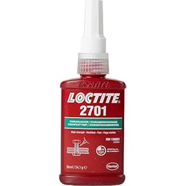 Genuine Henkel Loctite 2701 Maximum Strength - Threadlocking Adhesive - 50 ML