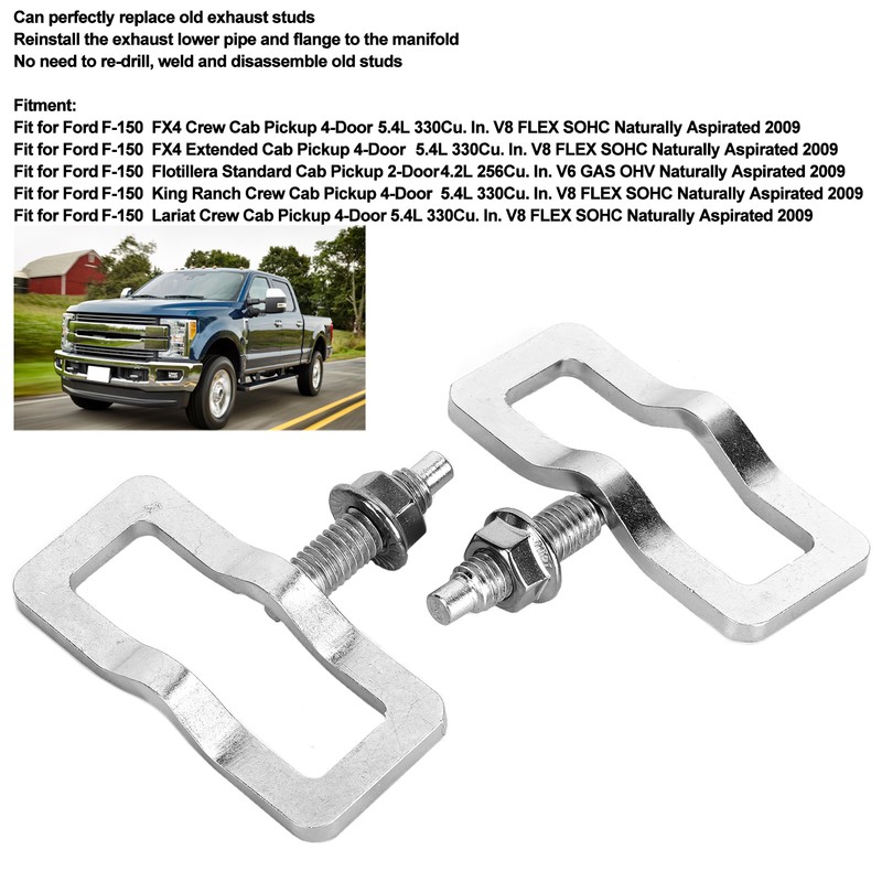 Exhaust Manifold Repairing Kit Gasket Nut Vehicle Maintenance Fit for