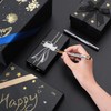 12 Pack Metallic Markers Pens, Water Based Silver & Gold