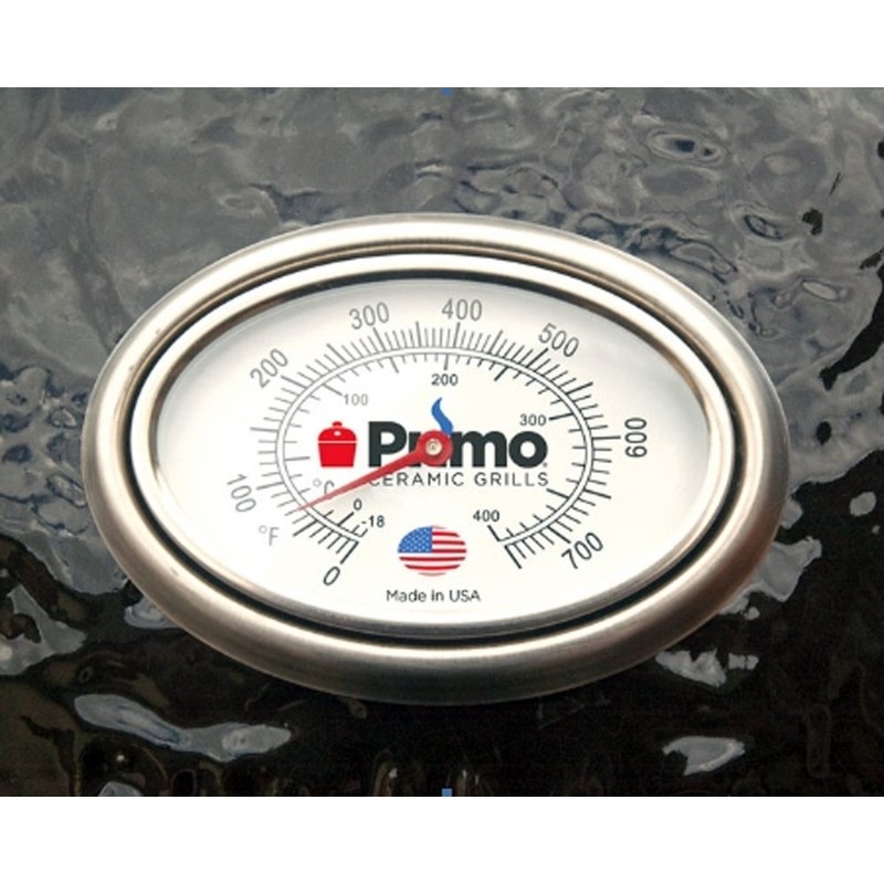 Primo Grill Thermometer and Bezel Combo for Primo Ceramic Grills