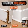 Wood Filler, Paintable & Sandable White Wood Putty for Hole