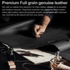 furid Top Grain Leather Wallet Men: RFID Minimalist Bifold Credit