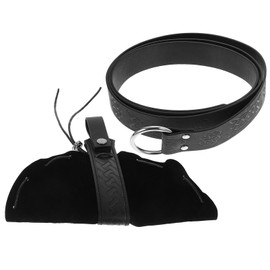Baluue Renaissance Belt Pouch Viking Belt Accessory Crafted Leather Role-playing Set for Men