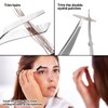 Pack of 2 Eyebrow Scissors with Comb, Eyebrow Scissors, Professional