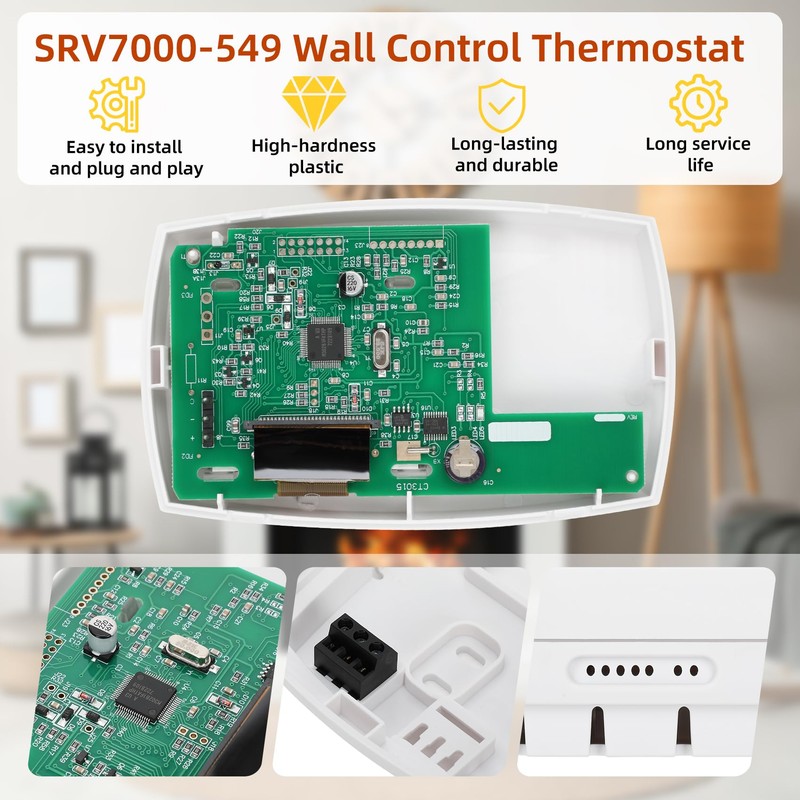 Micnce SRV7000-549 Wall Control Thermostat Fit for Heatilator Pellet Model